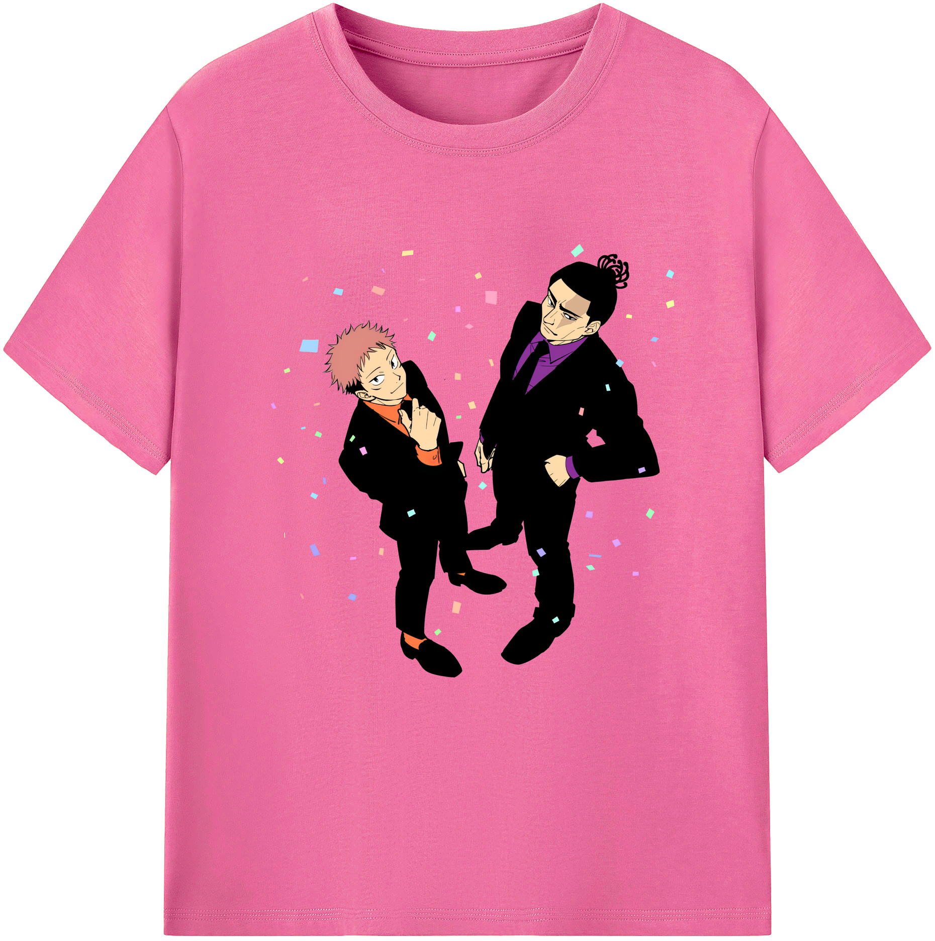 （画像用） 呪術廻戦 Jujutsu Kaisen レディースカジュアルプリントTシャツ（綿100％）